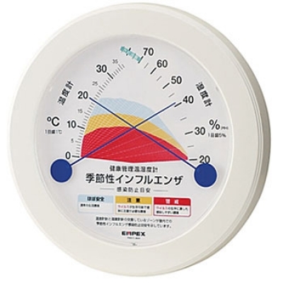 エンペックス気象計 TM2582 季節(jié)性流感防止感染基準溫濕度計