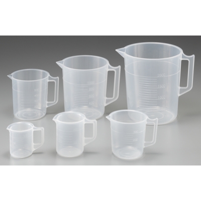NIKKO 亞速旺 1-4622-11 PP帶把手燒杯 （透明）ポリプロピレン手付きビーカー BEAKER PP