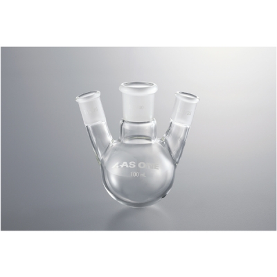 AS ONE 亞速旺 FG3-012440-1 三口燒瓶 三つ口フラスコ FLASK GLASS C3-6522-01