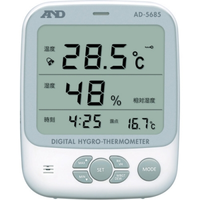 AND 艾安得 5685環(huán)境溫濕度計AD5685