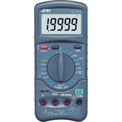 AND 艾安得  AD5536數(shù)字萬用表高分辨率、高功能自動斷電功能