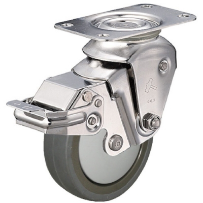 HAMMER CASTER 錘牌 鏈球 座-935 BBE-UZ125-SD28-HAMMER CASTER 錘牌 鏈球 全不銹鋼靠墊E自由SP導電聚氨酯125mm線徑2.8