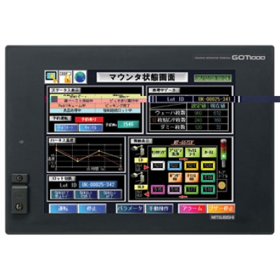 日本三菱 mitsubishi  GT1575-VTBD_ 觸摸屏GT15系列104寸DC電源型GT1575-VTBD _內(nèi)存9MB